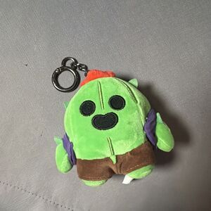 Line Friends X Brawl Stars Spike Body bag Charm Keyring-G
